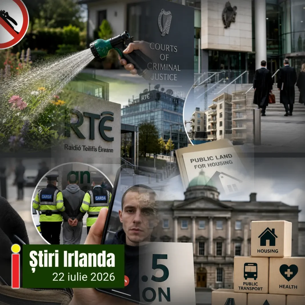 Știri Irlanda 22 iulie 2026
