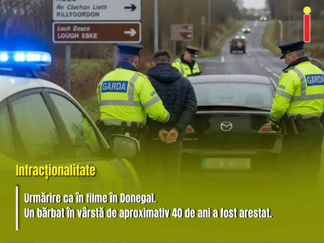 Șofer urmărit de Garda zeci de kilometri prin Donegal