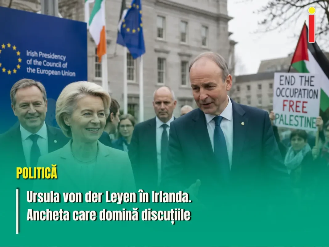 Ursula von der Leyen în Irlanda. Ancheta privind Aughinish Alumina domină discuțiile de la Cork