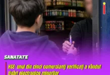 Au vândut țigări electronice minorilor