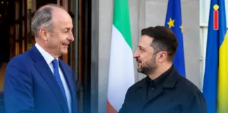 Zelenski ajunge la Dublin, în ziua în care Irlanda preia președinția UE