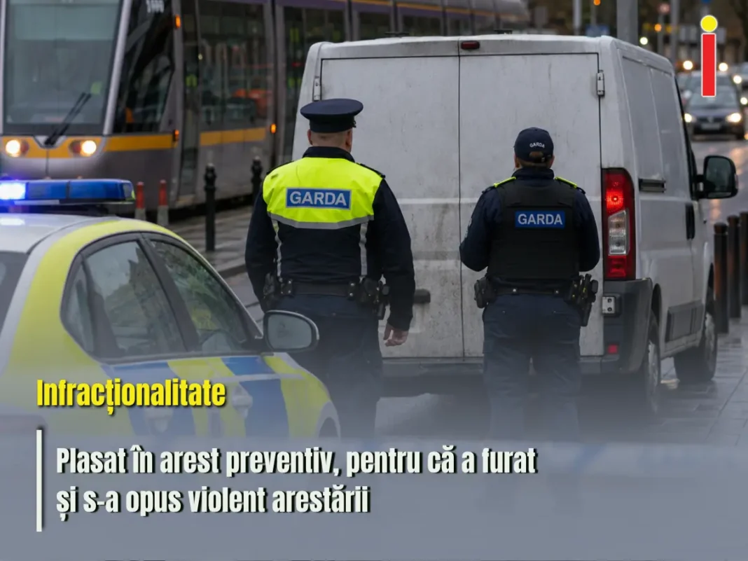Arestat după ce a furat o dubă