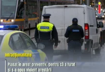 Arestat după ce a furat o dubă