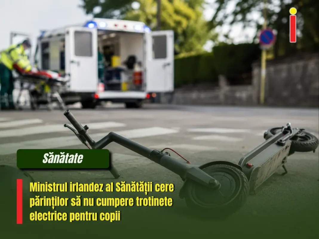 Ministrul Sănătății le cere părinților să nu le permită copiilor să folosească trotinete electrice