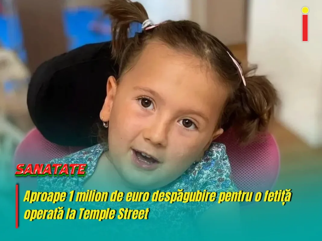Fetiță despăgubită cu aproape un milion de euro după o operație