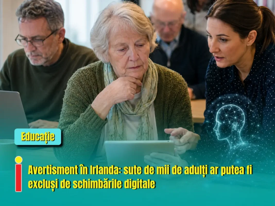 Avertisment în Irlanda: sute de mii de adulți ar putea fi excluși de schimbările digitale