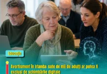 Avertisment în Irlanda: sute de mii de adulți ar putea fi excluși de schimbările digitale