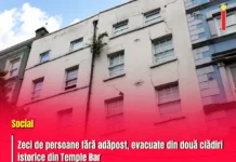 Zeci de persoane fără adăpost, evacuate din două clădiri istorice din Temple Bar