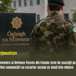 Militar irlandez, suspendat după acuzații de comunicare sexuală cu minore