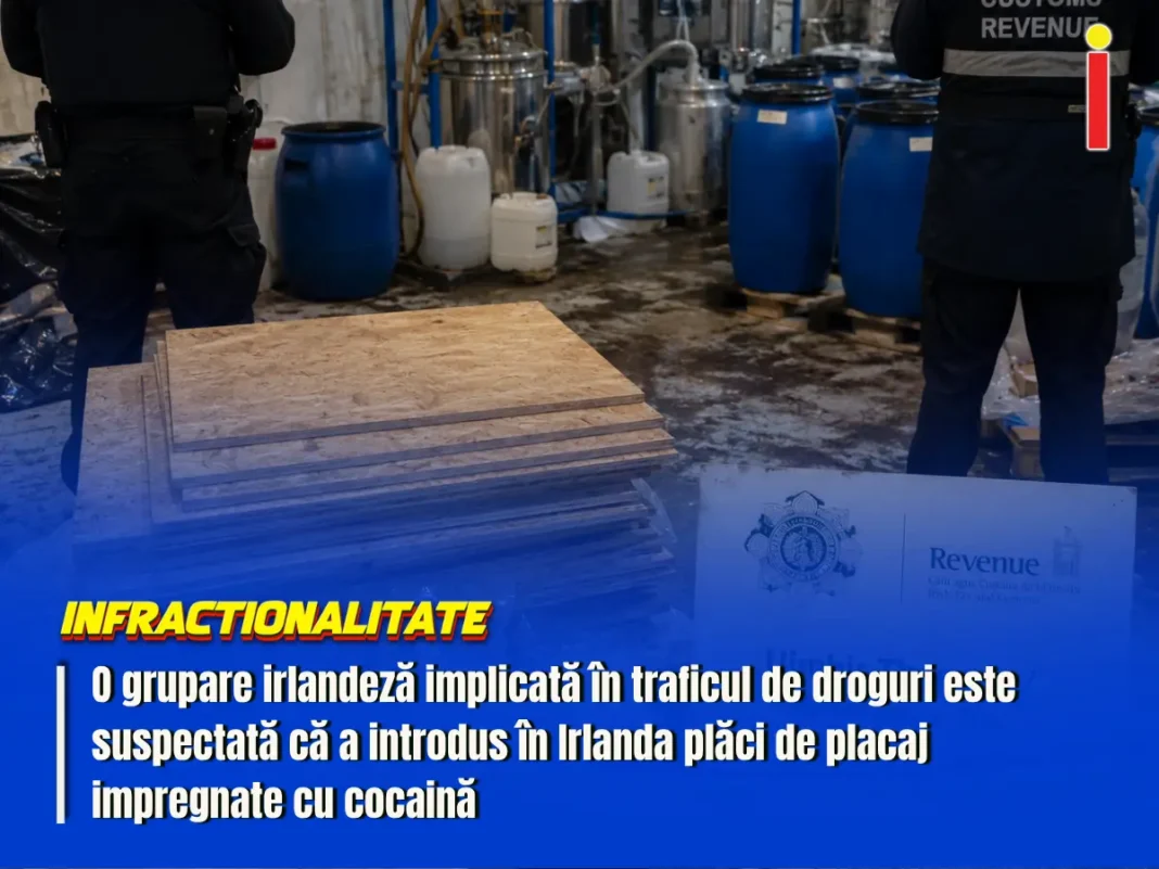 Cocaină ascunsă în plăci de placaj, descoperită în Irlanda