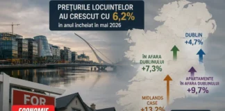Prețurile locuințelor au crescut cu 6,2% în Irlanda. Regiunile din afara Dublinului conduc scumpirile