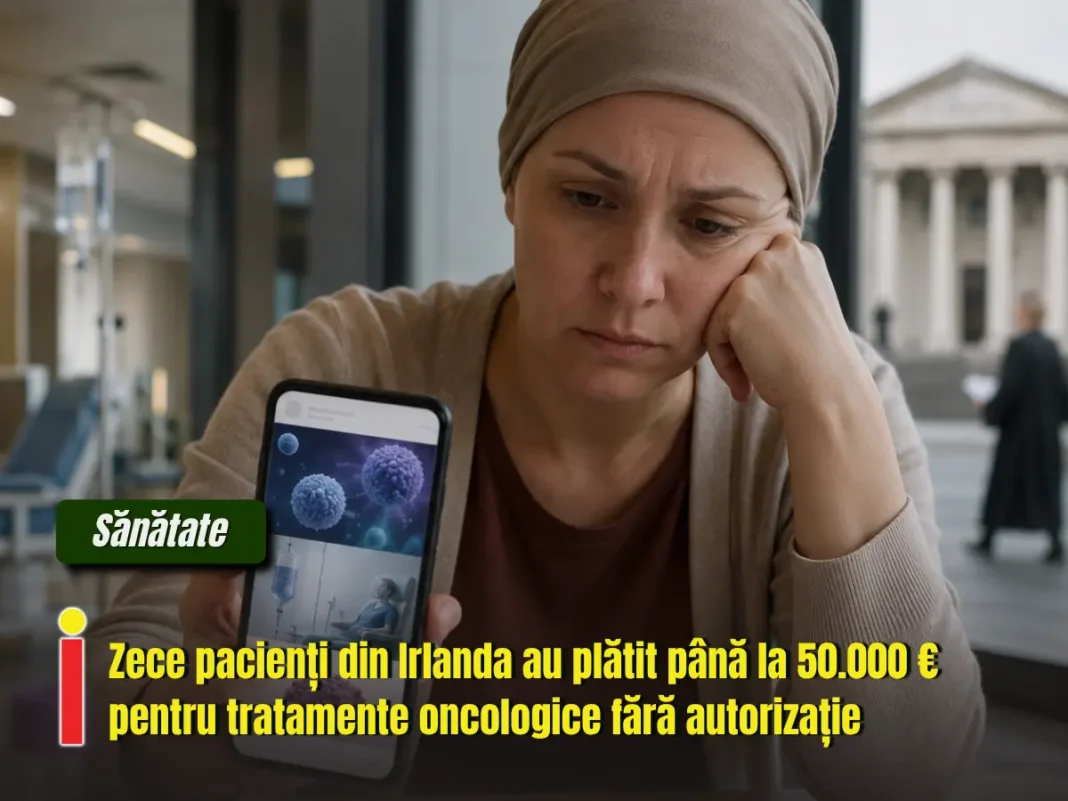 Zece pacienți din Irlanda au plătit până la 50.000 € pentru tratamente oncologice fără autorizație