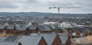 șantier construcții locuințe rezidențiale Irlanda