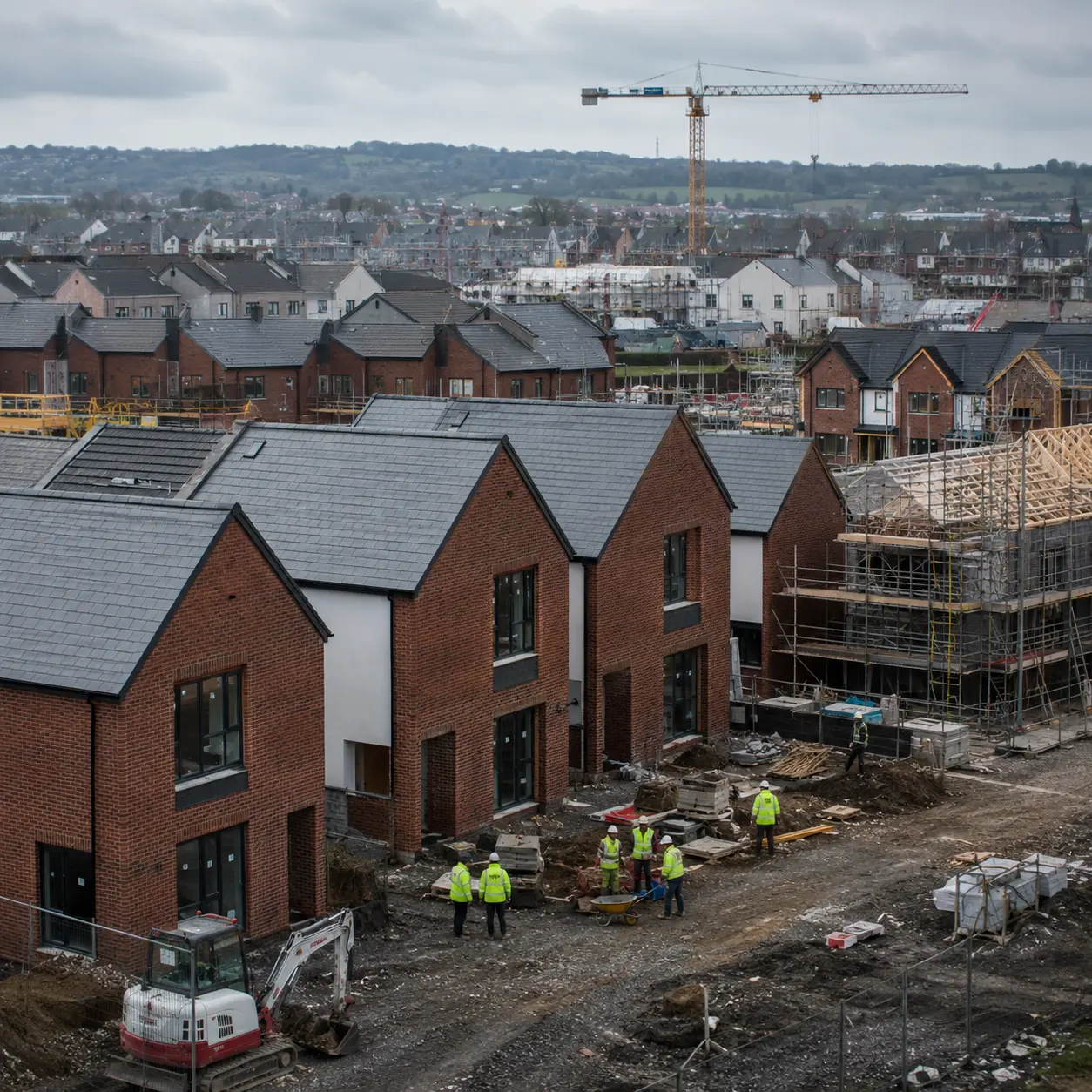 Marii constructori din Irlanda vor livra mii de locuințe noi