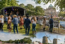 Festival în Merrion Square Dublin