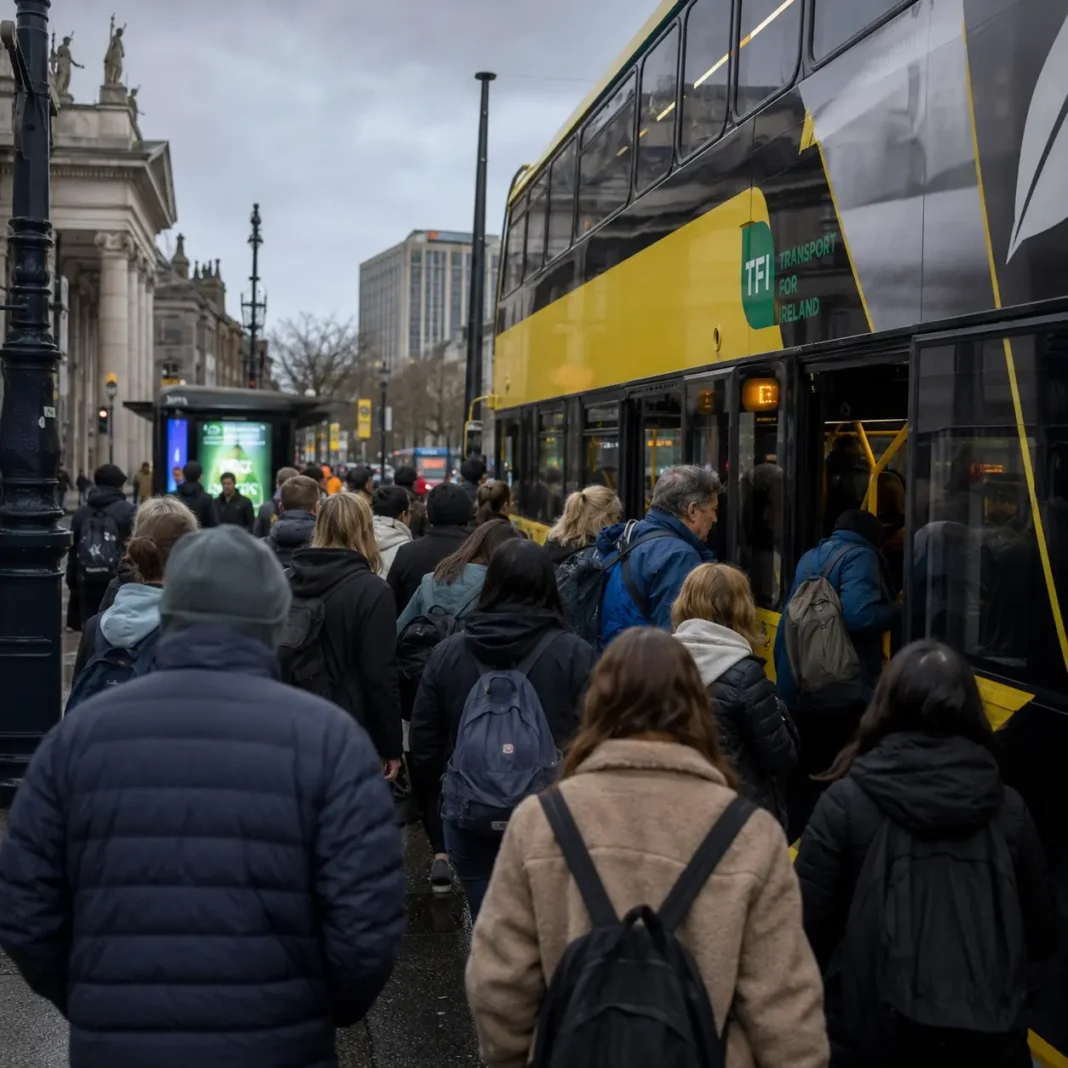 Tot mai mulți oameni renunță la mașină din cauza carburanților scumpi. Transportul public din Irlanda resimte presiunea