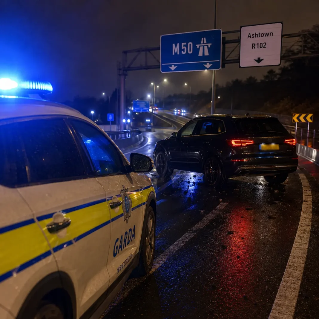 Mașină furată, condusă pe contrasens pentru a scăpa de Garda. Urmărire periculoasă în Dublin, în toiul nopții