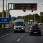 Tot mai multe mașini circulă pe contrasens pe autostrăzile din Irlanda. M50 și M7, cele mai afectate