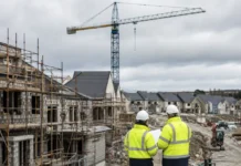 șantier de construcții în Irlanda