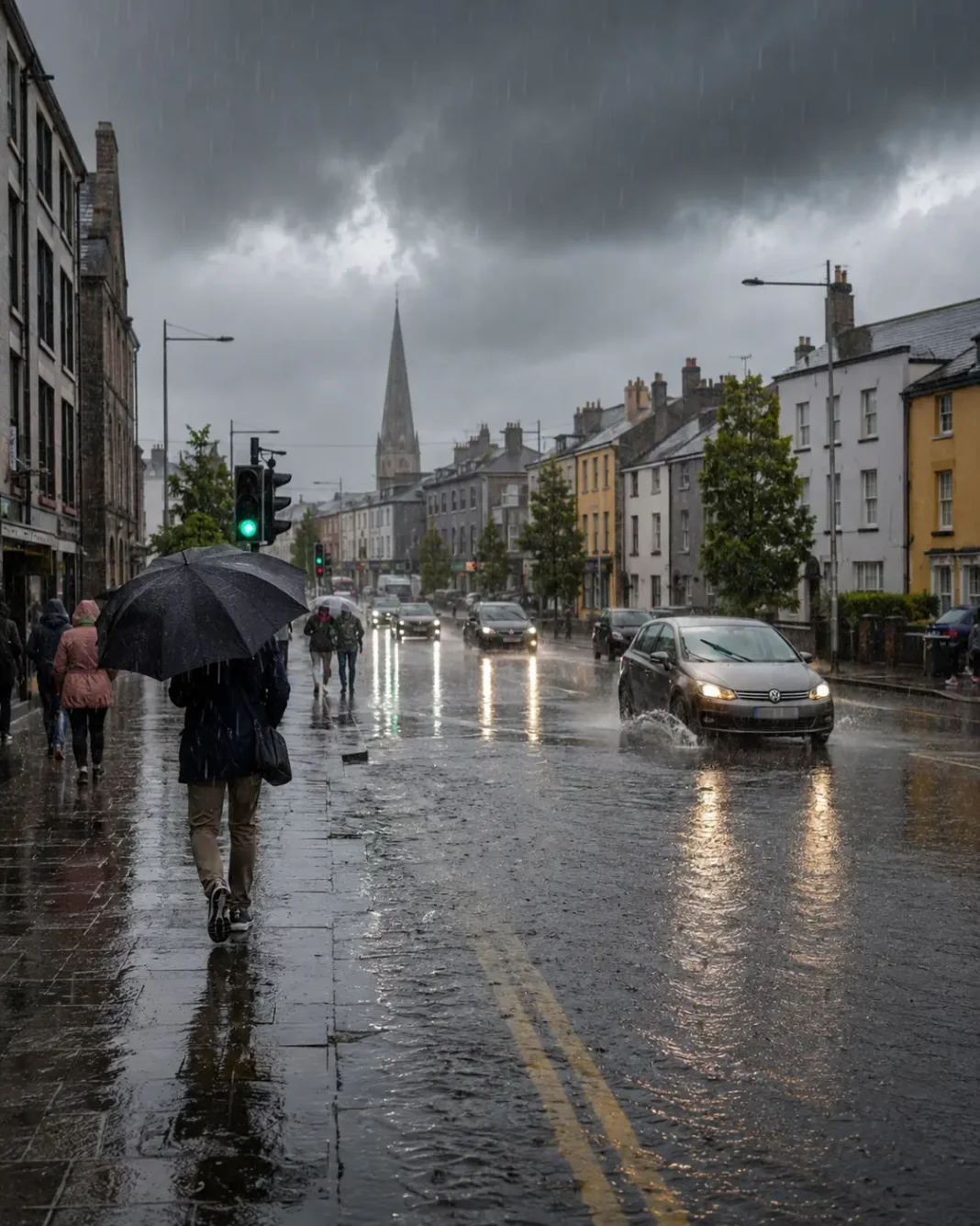 Vremea se schimbă radical în Irlanda: furtuni, ploi torențiale și risc de inundații