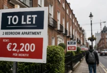 Chiriile din Irlanda trec de un nou prag: peste 2.200 de euro pe lună pentru un apartament cu două dormitoare