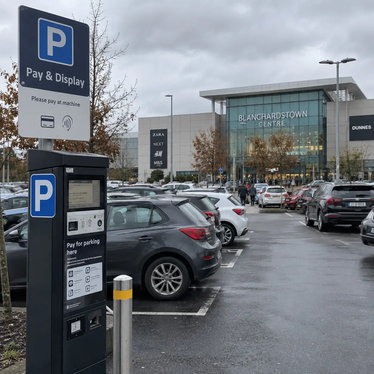 Parcarea cu plată la Blanchardstown Centre primește undă verde