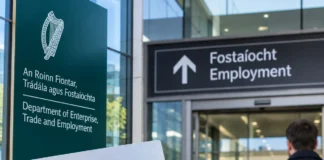 grafic creștere permise muncă Irlanda