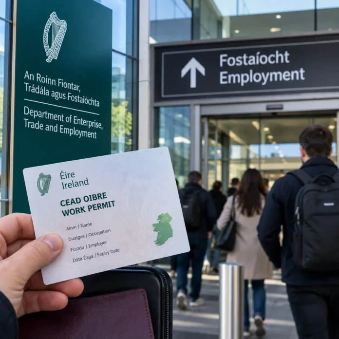 grafic creștere permise muncă Irlanda