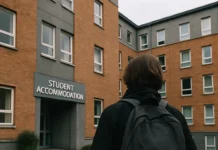 clădire de cămin studențesc în Irlanda
