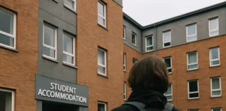 clădire de cămin studențesc în Irlanda