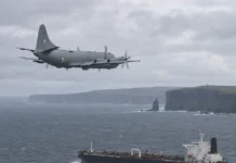 aeronava Air Corps în patrulare maritimă