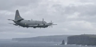 aeronava Air Corps în patrulare maritimă