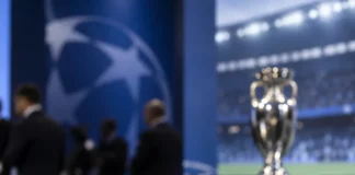 UEFA respinge cererea Irlandei de a evita Israelul la viitoarele trageri Logo UEFA pe fundal albastru