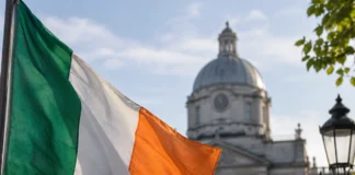Sinn Féin revine pe primul loc în preferințele alegătorilor din Irlanda Grafic cu intențiile de vot în Irlanda