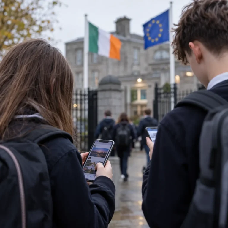 discuții politice despre rețele sociale în Irlanda