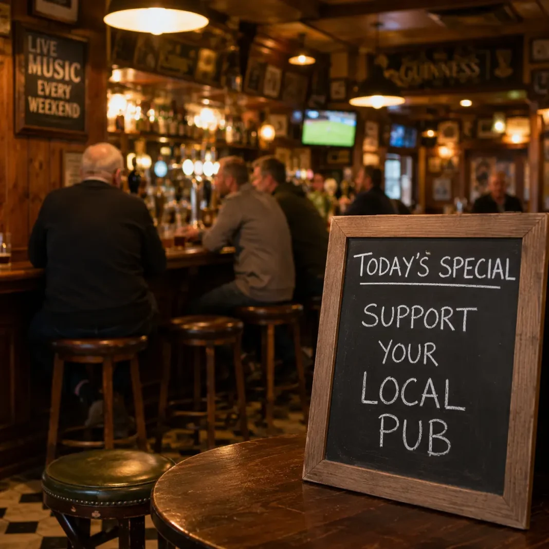pub tradițional irlandez interior
