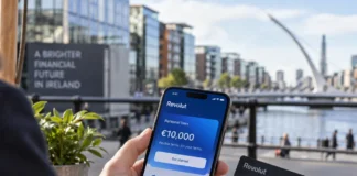 Logo Revolut și simboluri financiare