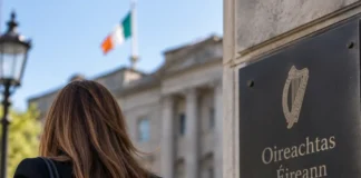 Clădirea Leinster House din Dublin