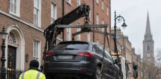 echipă patrulare parcare ilegală Dublin
