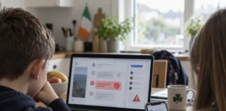 Peste 40% dintre copiii din Irlanda au văzut online mesaje jignitoare sau care instigă la ură copil folosind telefon mobil online