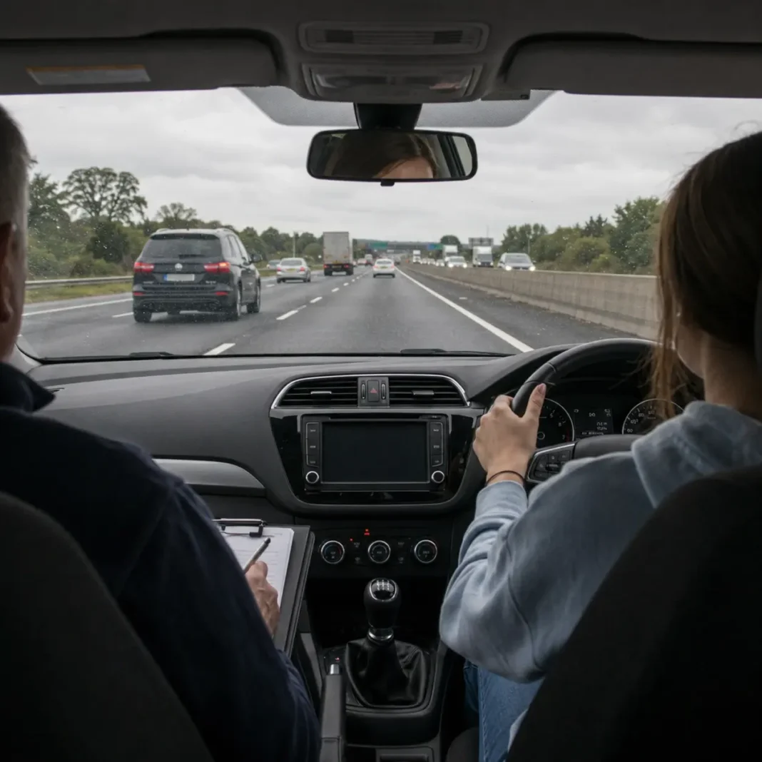 Autostradă în Irlanda cu trafic auto