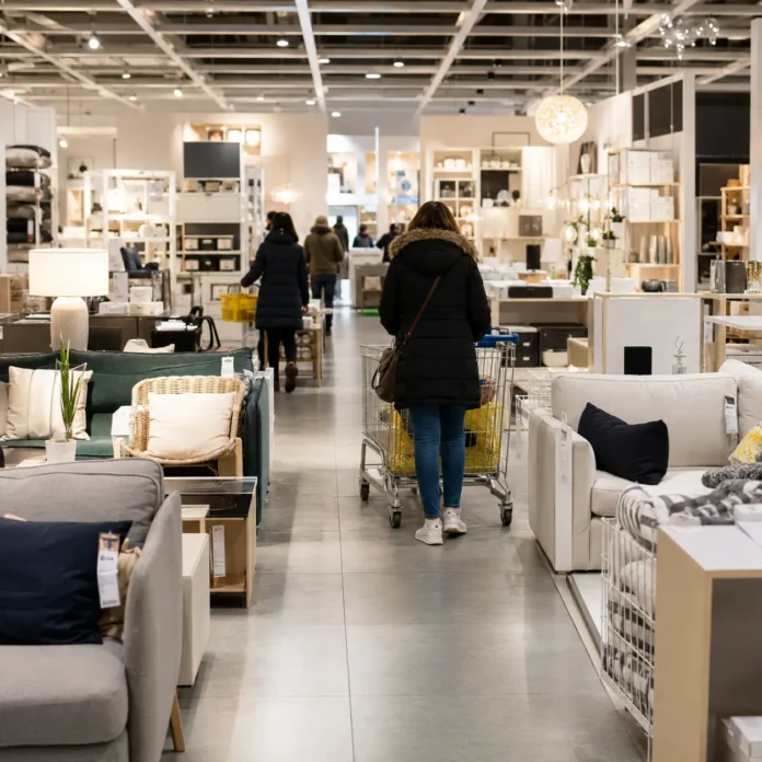 magazin Ikea cu mobilier și produse pentru casă
