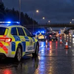 Autostrada M50 cu trafic în Dublin