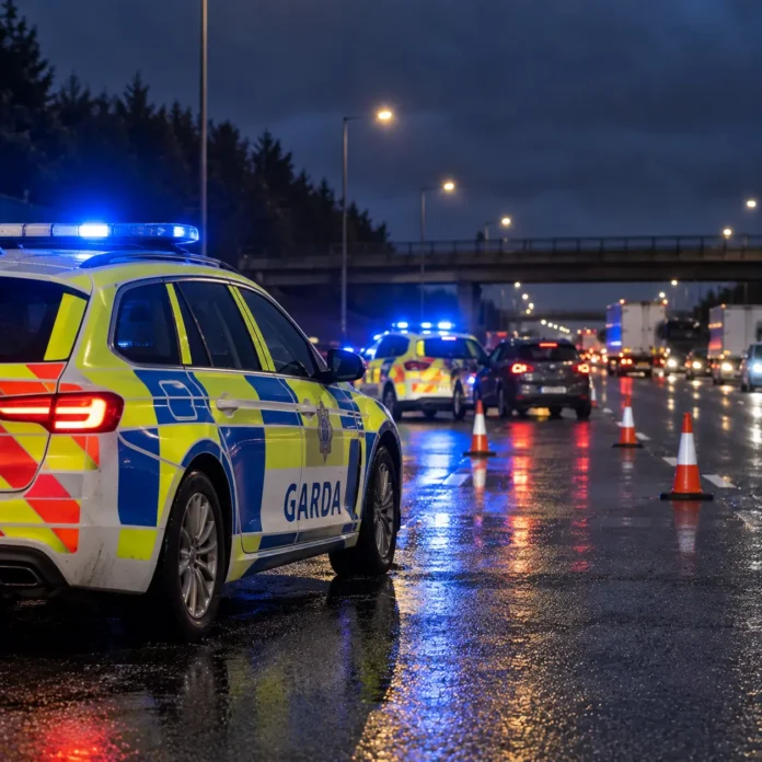 Autostrada M50 cu trafic în Dublin