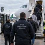 aeronava pentru zbor charter de deportare