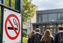 Irlanda face un pas spre interdicția pe viață a țigărilor pentru generațiile tinere Țigări și produse cu nicotină pe fundal neutru