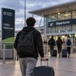 7 din 10 tineri din Irlanda se gândesc să emigreze tineri discutând în oraș în Irlanda