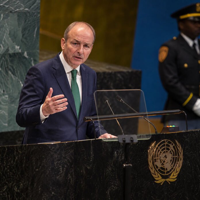 Micheál Martin discurs la ONU
