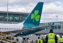 avion Aer Lingus pe pistă