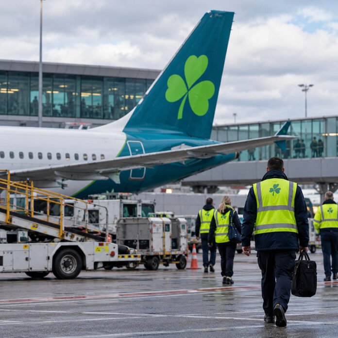 avion Aer Lingus pe pistă